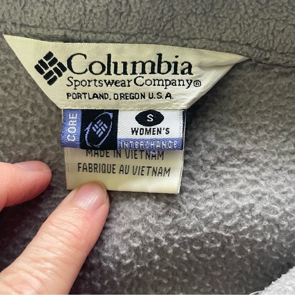 Columbia Interchange Fleece Zip-Up Jacket – Two-Tone Gray, Size Small - Picture 8 of 12